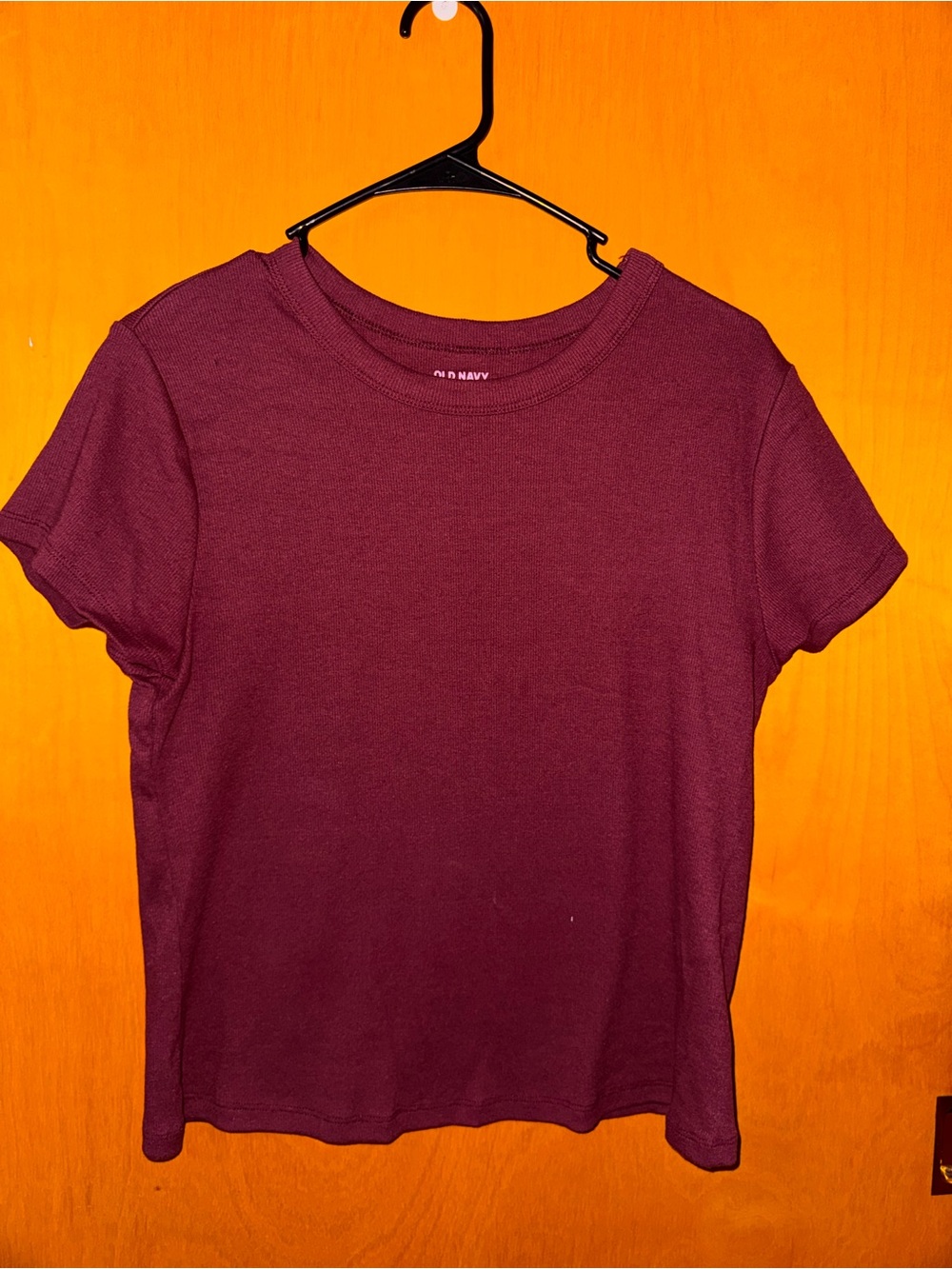 Old Navy Women’s Short Sleeve Tee - Wine